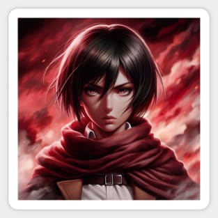 Mikasa Ackerman Sticker